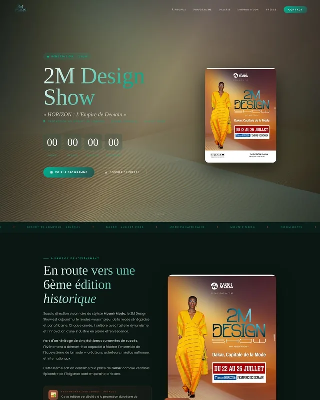 2M Design Show, mode et événementiel
