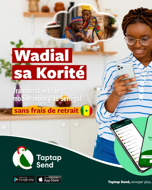 Taptap Send, transfert d'argent